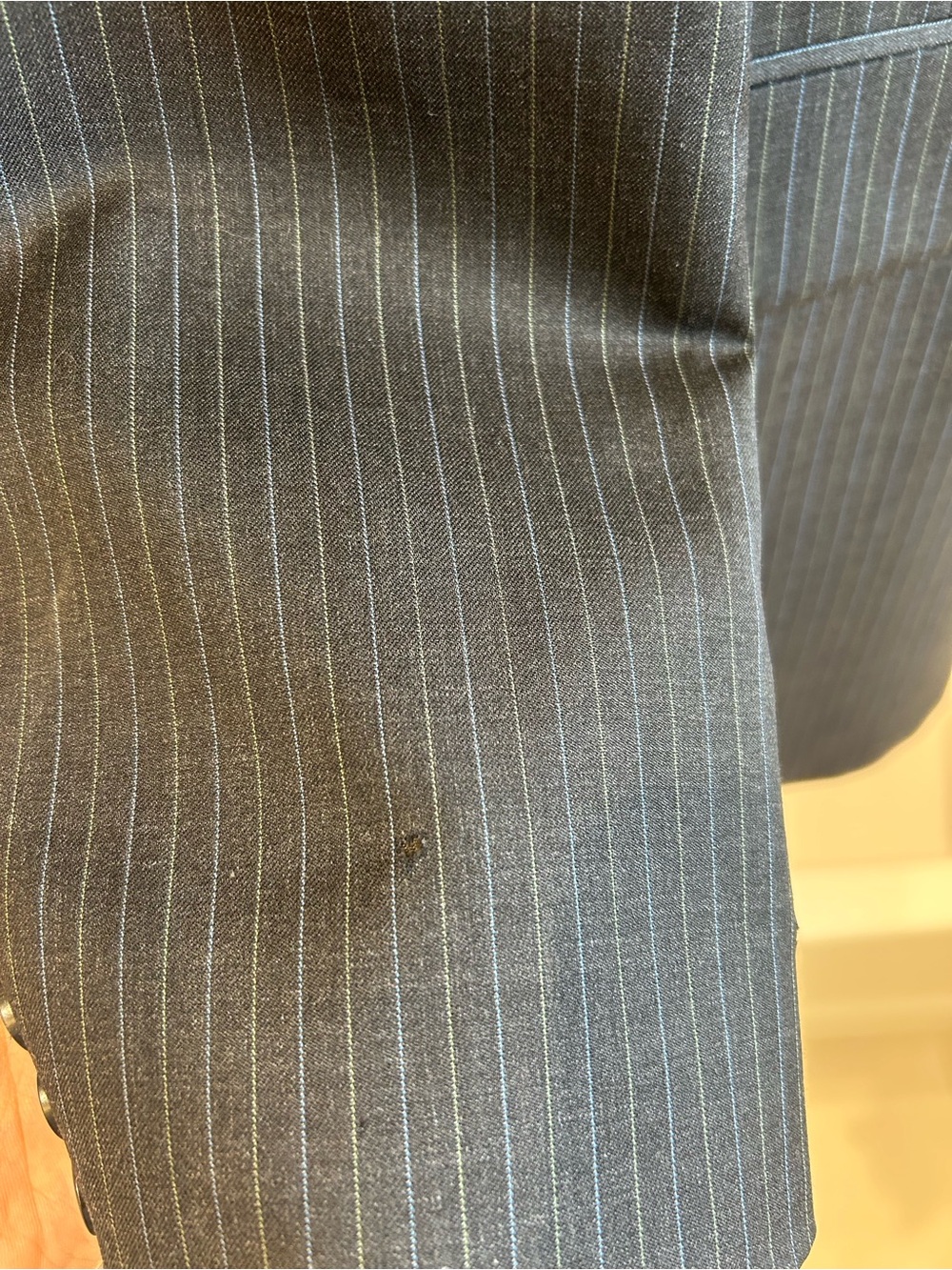 Burberry Men's Pinstripe Suit Jacket - Picture 7 of 13
